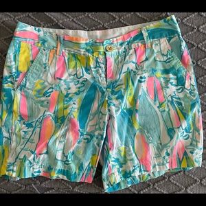 VGUC LILLY PULITZER JAYNE SHORTS BEACH AND BAE 10